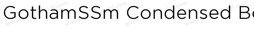 GothamSSm Condensed Book字体转换